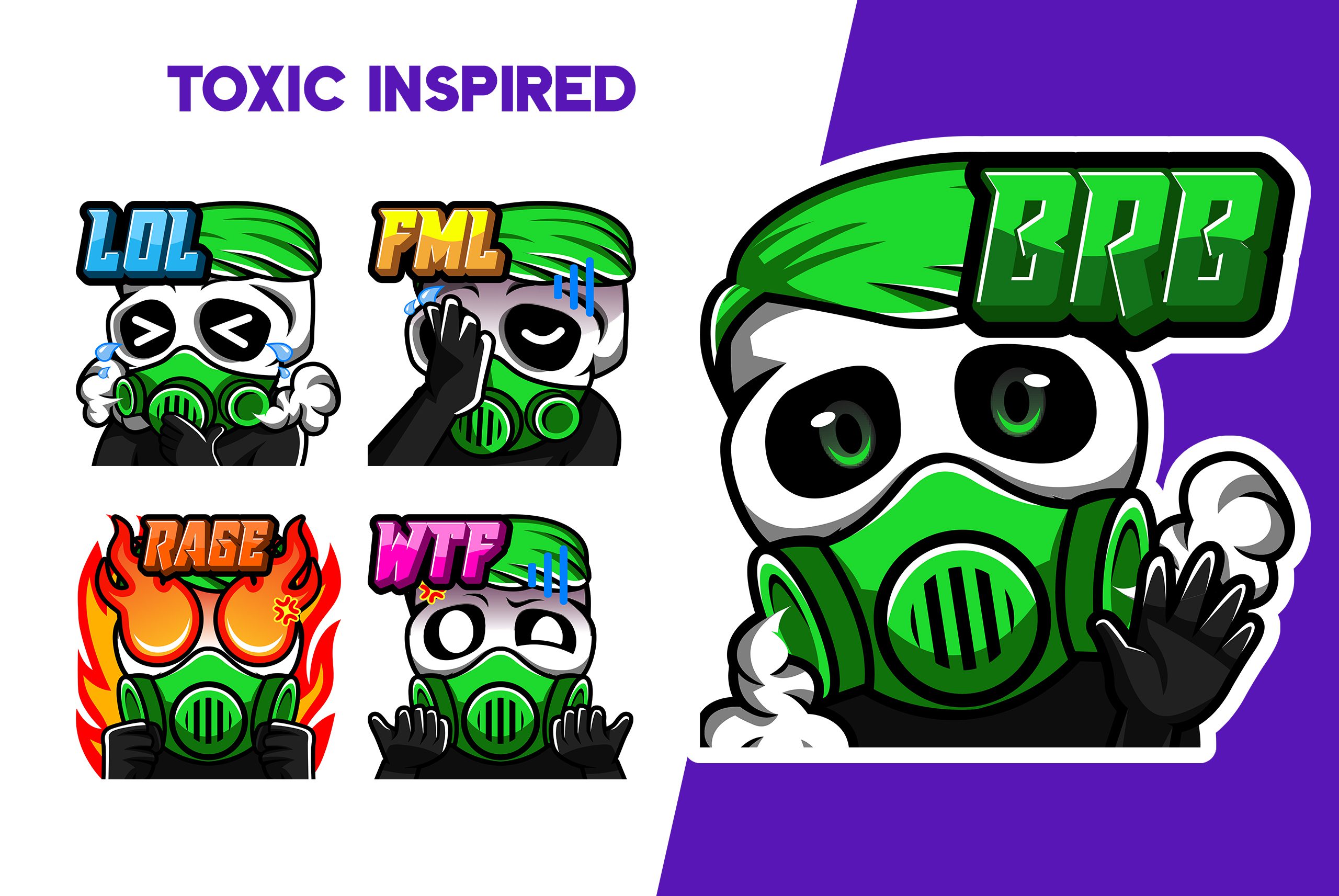 Toxic Inspired Emote Pack - Emotes Store