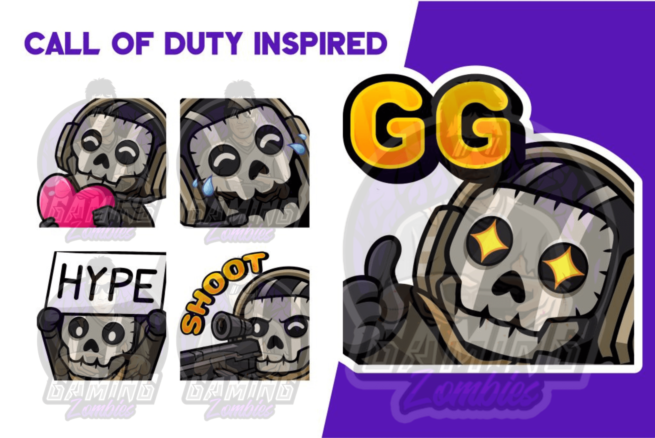 Call of Duty Inspired Emote Pack - Emotes Store